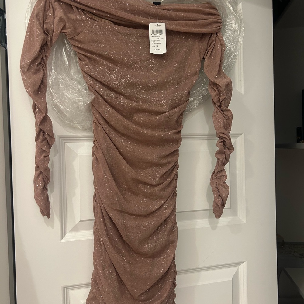 Elegant Off-Shoulder Ruched Dress